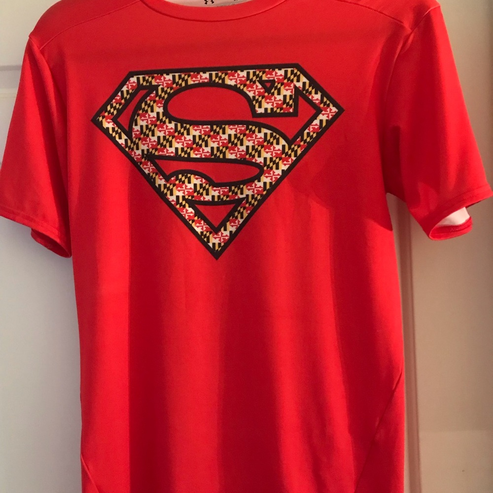 Under Armour Maryland Compression Superman shirt